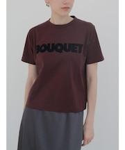 「BOUQUET」フロッキーロゴTシャツ