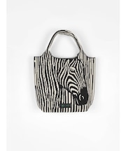 Zebra’s face&hipジャガードニットトートバッグ(mini)