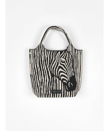 Zebra’s face&hipジャガードニットトートバッグ（mini）