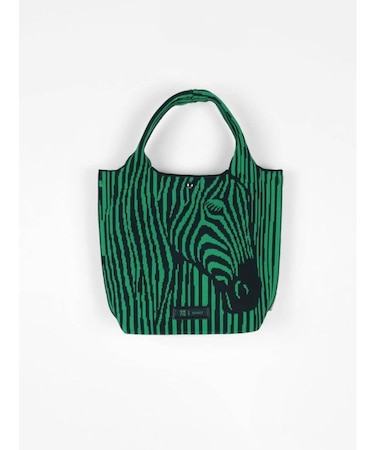 Zebra’s face&hipジャガードニットトートバッグ（mini）