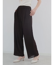 ドレープジョーゼットワイドパンツ