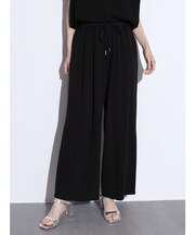 とろみジャージーワイドパンツ