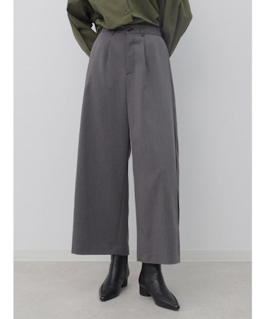サイドテープタックワイドパンツ