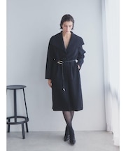 【Aga×NORITAKE】Future Melton Big Collar Long Coat