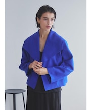 Aga×NORITAKE Future Melton Big Collar Coat