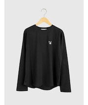 フレンチブルドッグワンポイント刺繍ロングTシャツ