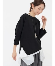 アシンメトリーカットトップス