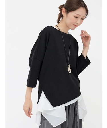 アシンメトリーカットトップス