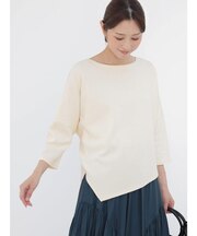 アシンメトリーカットトップス