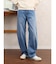 バレルレッグデニムパンツ