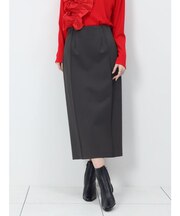 ストレッチピンタックナロースカート