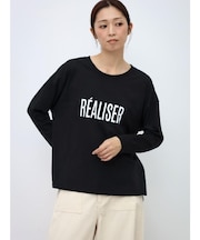 バックシームゴシックロゴプルオーバー