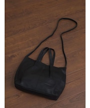 THIN LEATHER SMOOTH 3WAY TOTE BAG
