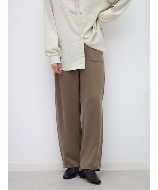 テンセルベイカーバレルパンツ