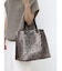 LEOPARD LEATHER TOTE BAG