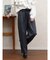 グレンチェックテーパードパンツ