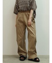 配色切替ドロストバレルパンツ