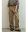 配色切替ドロストバレルパンツ