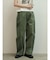 配色切替ドロストバレルパンツ