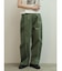 配色切替ドロストバレルパンツ