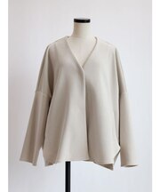 ストレッチノーカラージャケット
