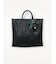 nouer エンボスロゴトートバッグ(greige,black)