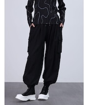 ナイロンタックカーゴパンツ(black,khaki)
