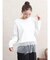 チュール＆レースドッキングTシャツ