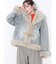 ファードッキングビッグカラーデニムブルゾン