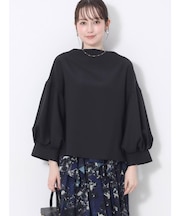 ギャザーボリュームスリーブブラウス