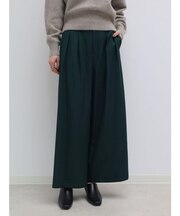 ウエストボタン2タックワイドパンツ