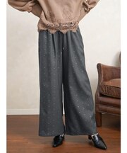 箔ドットイージーワイドパンツ