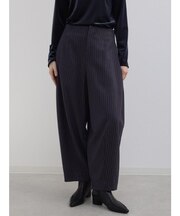 ウーリーストライプバレルパンツ