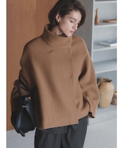 【尾州】Double Melton Standcollar Short Coat