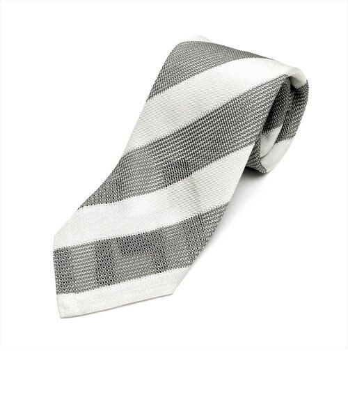 バーバリーロンドン ネクタイ ストライプ柄 グレー 新品】 ストライプネクタイ バーバリーロンドン BURBERRY LONDON