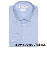 【国産しゃれシャツ】形態安定 セミワイド 綿100% 長袖ワイシャツ