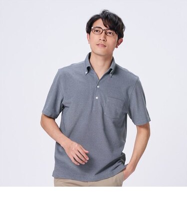 ビズポロ ボタンダウン 半袖 ポロシャツ