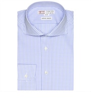 【国産しゃれシャツ】 プレミアム ホリゾンタルワイド 形態安定 綿100% 長袖ワイシャツ