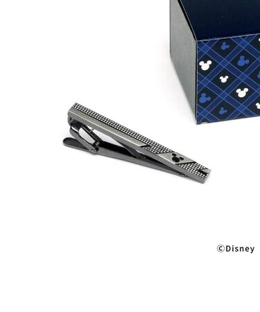 【ディズニー】 タイピン 日本製 ガンメタリック・シルバー系 ビジネス フォーマル