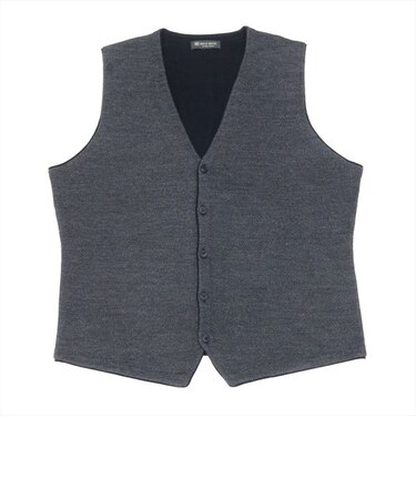 ニット バーズアイジレ ネイビー系 メンズ