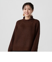 【Pitta Re:)】 ニット ロービングプルオーバー ブラウン系 レディース