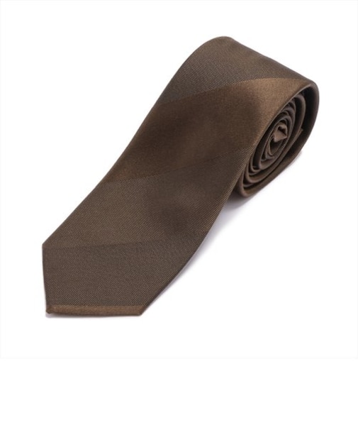 ナロータイ 絹100% ブラウン系 ビジネス フォーマル