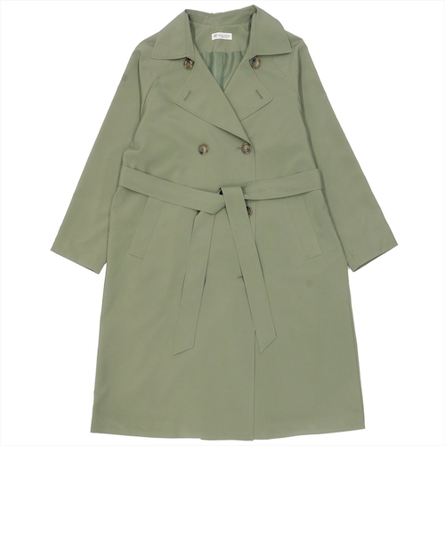 アウター トレンチコート グリーン レディース｜トーキョーシャツの