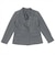 シングルジャケット 長袖 チャコール レディース