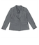 シングルジャケット 長袖 チャコール レディース