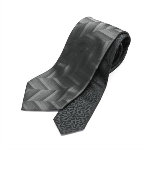 ネクタイ チェンジタイ チャコール ビジネス フォーマル