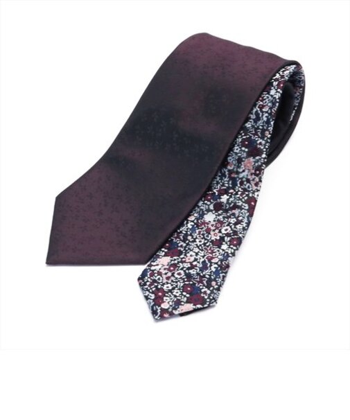 ネクタイ チェンジタイ ボルドー ビジネス フォーマル