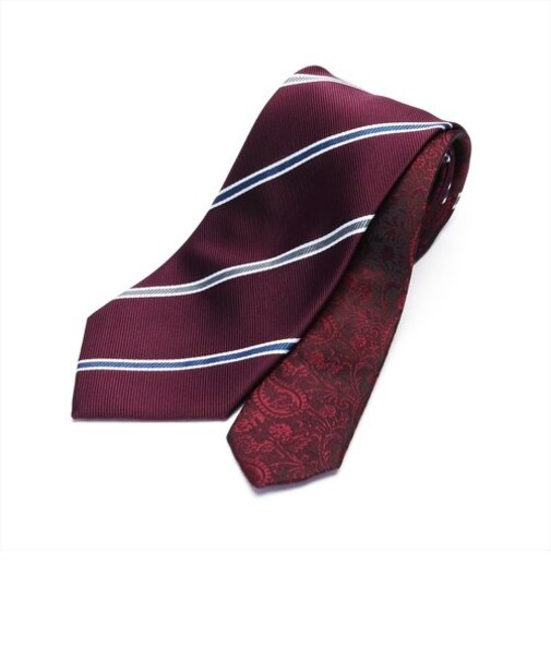 ネクタイ チェンジタイ ボルドー ビジネス フォーマル