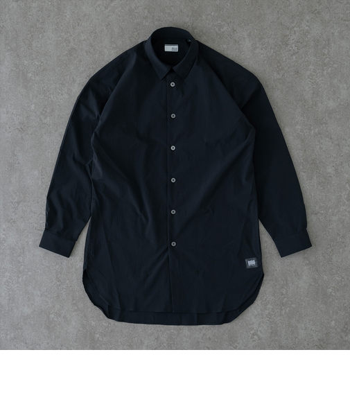 NOTO QUALITY リラックスロングシャツ＜ブラック＞