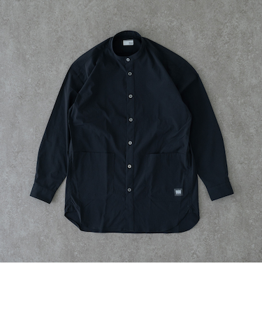 NOTO QUALITY リラックスバンドカラーシャツ＜ブラック＞